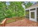 Inviting outdoor deck with scenic views of the surrounding trees and greenery at 427 Pinnacle Ln, Huntersville, NC 28078