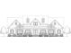 Home blueprint showcasing the elevation, architectural detail, and the dimensions of the structure at 611 Wisteria Vines Trl, Fort Mill, SC 29708