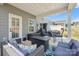 Relaxing covered patio with comfortable seating and outdoor dining area, perfect for entertaining or unwinding at 6242 Ashton Park Dr, Denver, NC 28037