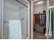 This bathroom includes a glass shower and a walk-in closet, providing both convenience and functionality at 727 Skinner Rd, Shelby, NC 28152