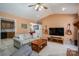 Comfortable living room adjacent to kitchen and dining area with guitars on wall at 727 Skinner Rd, Shelby, NC 28152