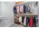 Well-organized walk-in closet with ample storage for clothing and accessories at 1000 E Woodlawn Rd # 315, Charlotte, NC 28209