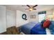 Comfortable bedroom with ample natural light, ceiling fan, and en suite bathroom at 1007 20Th Avenue Se Loop, Hickory, NC 28602