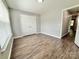 Spacious bedroom with modern flooring and a large double-door closet at 1252 Shenandoah Cir, Rock Hill, SC 29730
