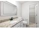 Inviting bathroom featuring granite counters at 14210 Asbury Park Rd, Huntersville, NC 28078