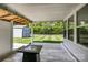 Cozy patio with well-manicured lawn and a storage shed at 150 Pleasant Grove Ln, Mooresville, NC 28115