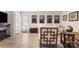 Inviting living room featuring a fireplace and hardwood floors at 15746 Marvin Rd, Charlotte, NC 28277