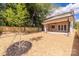 Spacious backyard with a covered deck perfect for outdoor gatherings at 1817 Union St, Charlotte, NC 28205