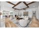 Open-concept living room showcasing hardwood floors, modern furniture, and seamless flow to other living areas at 1817 Union St, Charlotte, NC 28205