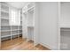 Spacious walk-in closet with custom shelving and ample storage at 1817 Union St, Charlotte, NC 28205