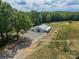 Expansive aerial view showcases the property's building, surrounding trees and greenery at 2003 Briarwood Cir, Fort Mill, SC 29715