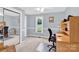 Office space features a window with a view and desk near mirror sliding doors at 221 Abner Rd, Stony Point, NC 28678