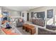 Inviting entertainment room with a TV, foosball table, modern decor and comfortable seating for Gathering and friends at 2585 Blue Sky Meadows Dr, Monroe, NC 28110