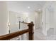 Upstairs hallway featuring neutral carpet, white walls, and recessed lighting at 2638 Double Oaks Rd, Charlotte, NC 28206