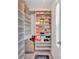 Organized walk-in closet with custom shelving to maximize storage capacity at 3578 Saddlebrook Dr, Midland, NC 28107