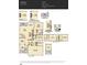 Spacious floor plan featuring a living room, dining room, kitchen, study, three bedrooms, and a three-car garage at 3915 Horsham St, Indian Land, SC 29707