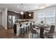 Eat-in kitchen featuring stainless steel appliances and granite countertops at 4527 Dover Ct, Denver, NC 28037