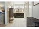 Gorgeous bathroom with dual vanity, granite counters, tile floors, and glass shower at 475 Hunton Forest Nw Dr, Concord, NC 28027