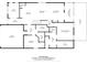Detailed floor plan showcasing the layout of the main level, including kitchen, living room, and bedrooms at 475 Hunton Forest Nw Dr, Concord, NC 28027