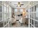 Bright office space with glass French doors, neutral walls, and stylish furnishings, ideal for remote work at 475 Hunton Forest Nw Dr, Concord, NC 28027
