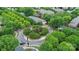 Inviting aerial view of property located in a lush neighborhood with manicured circle at 526 N Davidson St, Charlotte, NC 28202