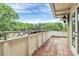 Spacious balcony offering wooded views and fresh air at 526 N Davidson St, Charlotte, NC 28202