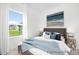 Inviting bedroom featuring large window, stylish decor, and comfortable furnishings at 5594-C Galloway Dr # 99P, Stanfield, NC 28163