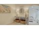 Welcoming hallway with a white console table, decorative lamps, and stylish decor at 757 Shady Grove Xing, Fort Mill, SC 29708