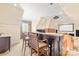 Recreation room with a large bar, theater screen, projector, and relaxed seating at 8451 Ridgewood Rd, Sherrills Ford, NC 28673