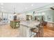 Gourmet kitchen with island, granite countertops, and high-end appliances at 8451 Ridgewood Rd, Sherrills Ford, NC 28673