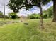 A tree swing hanging in the backyard at 1105 S Church S St, Monroe, NC 28112