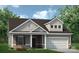 Charming home with a two-car garage, gray siding, and a well-manicured lawn at 1234 Arnold Way, Mount Pleasant, NC 28025