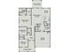 Detailed floor plan showcasing the layout of the owner's suite, bedrooms, kitchen, and garage at 1234 Arnold Way, Mount Pleasant, NC 28025