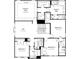 Second floor plan featuring bedrooms, baths, laundry, and a loft at 13251 Chopin Ridge Rd, Huntersville, NC 28078