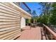 Back deck with covered and open areas at 140 Ribbon Cir, Lincolnton, NC 28092