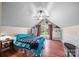 Bright bedroom with vaulted ceiling, built-in storage, and large window at 140 Ribbon Cir, Lincolnton, NC 28092