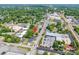 Aerial view of a neighborhood, showcasing a home's location and surrounding community amenities at 1712 S Main St, Salisbury, NC 28144