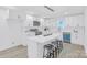 Beautiful bright kitchen with island, barstool seating, and modern stainless appliances at 1712 S Main St, Salisbury, NC 28144