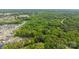 Aerial view of a property with lush greenery, situated near a residential area with convenient access to amenities and services at 17403 Green Hill Rd, Charlotte, NC 28278