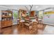 Charming bar area featuring custom wood counters and comfortable seating at 17403 Green Hill Rd, Charlotte, NC 28278