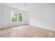 Sun-drenched bedroom featuring hardwood floors and large windows overlooking a green landscape at 1829 Union St, Charlotte, NC 28205