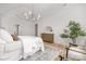 Bright, spacious main bedroom featuring lots of natural light, an area rug, and modern furnishings at 1829 Union St, Charlotte, NC 28205