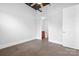 Bright bedroom with a spacious layout and modern accents, offering a versatile living area at 2338 Yadkin Ave # 101, Charlotte, NC 28205