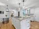 Spacious kitchen with an island cooktop, farmhouse sink, and plenty of room for entertaining at 2501 Richardson Dr, Charlotte, NC 28211