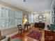 Bright home office featuring natural light, hardwood floors and professional decor at 3040 Valencia Ter, Charlotte, NC 28211