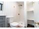 Bathroom featuring a tiled shower and modern vanity at 3150 Driftwood Dr # B, Charlotte, NC 28205