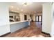 Expansive kitchen with a large island, stainless steel appliances, and plenty of counter space, great for cooking at 3150 Driftwood Dr # B, Charlotte, NC 28205