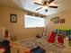 Playroom featuring a ceiling fan, toys, and a small window at 3186 Helmsley Ct, Concord, NC 28027
