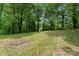 Expansive backyard with mature trees, offering a serene and private outdoor space at 393 Carson Dr, Gastonia, NC 28052