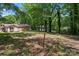 Expansive backyard with mature trees, offering a serene and private outdoor space at 393 Carson Dr, Gastonia, NC 28052